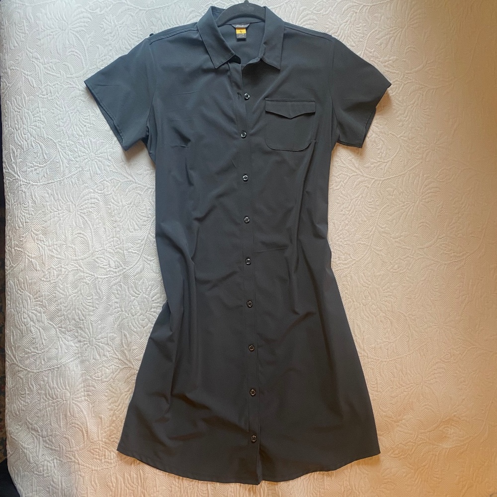 Eddie Bauer Gray shirt dress, Size S